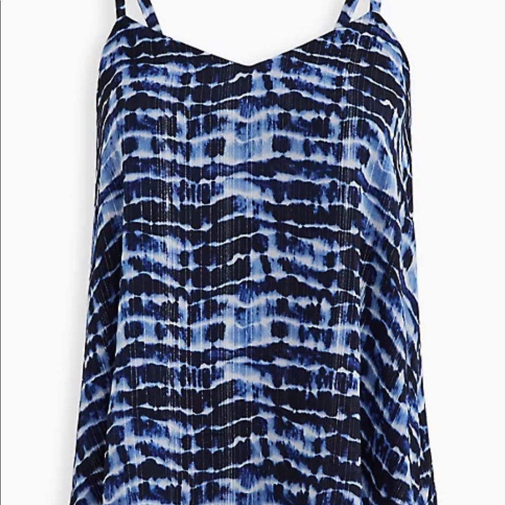 NWT Sophie Swing Cami - Chiffon Tie-Dye Blue Size 2